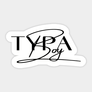 Typa Boy Sticker